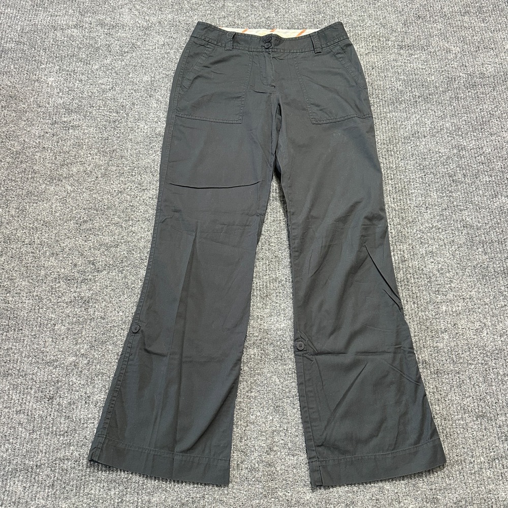 J. Crew City Fit Womens Chino Pants Size 2 Gray Classic Twill Flared Mid Rise